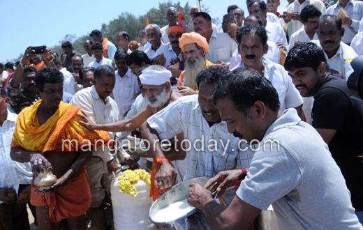 Samudra poojar at panambur